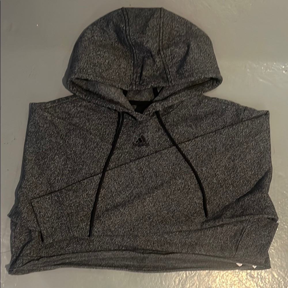 Adidas women’s Charcoal Hoodie Sweater